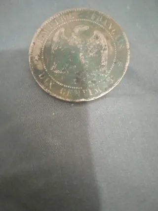 Moneda Napoleón III Emperador 1854