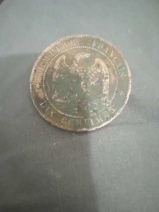 Moneda Napoleón III Emperador 1854