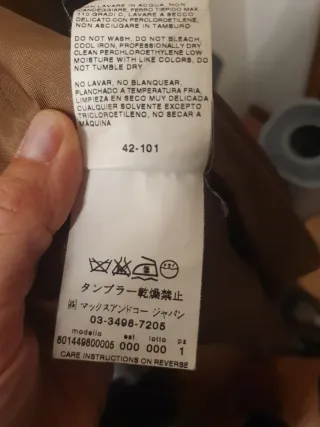 Cappotto Marella vintage marrone