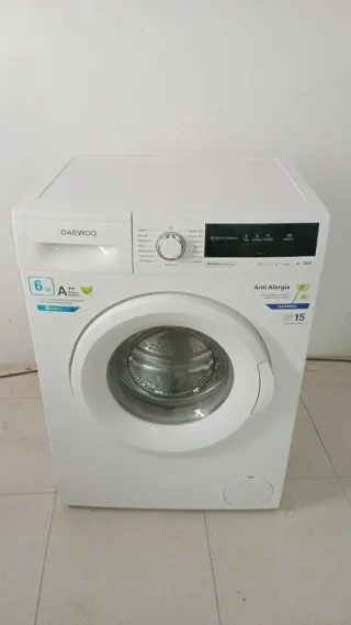 Lavadora Daewoo Blanca