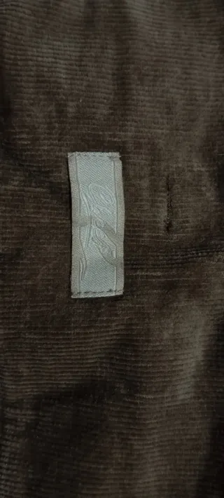 Falda de pana marrón