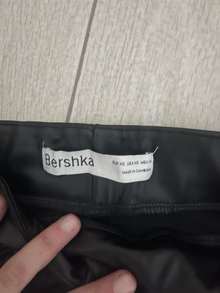 Pack 2 pantalones efecto piel