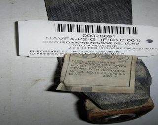 Toyota tk-ab2-ef615-p pretensor hilux 2.5 28691