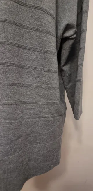 Rebeca larga gris mujer Talla L