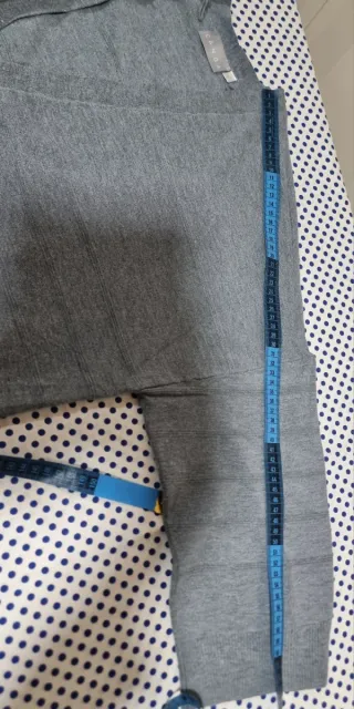 Rebeca larga gris mujer Talla L