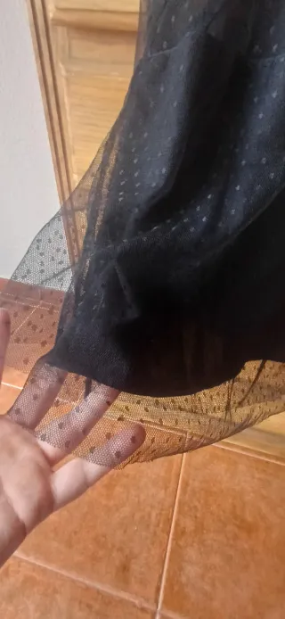 Blusa de gasa bordada