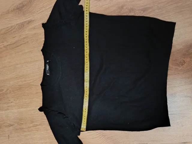 Jersey Mango Negro Talla M Volantes