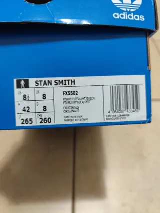 Adidas Stan Smith Scarpe Verdi Bianche