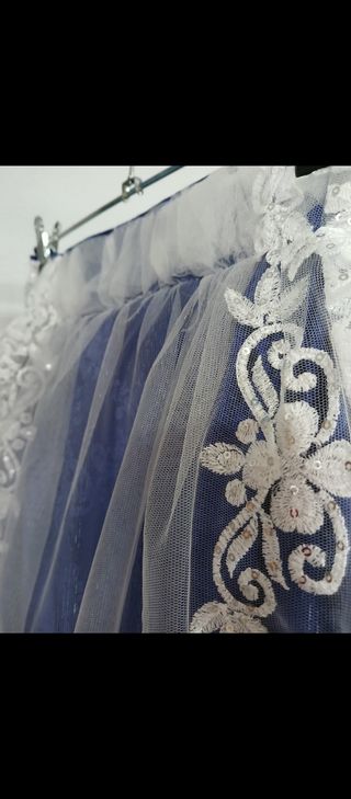 Traje Fallera Damasco y Manteletas