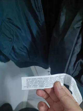 Chaqueta bomber Pull&Bear azul mujer