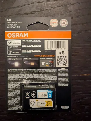 Lampadina LED OSRAM LEDriving SL SV8.5-8 41mm