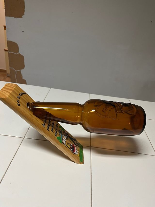 Soporte Botella Vino Madera ( dos unidades