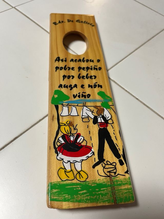 Soporte Botella Vino Madera ( dos unidades