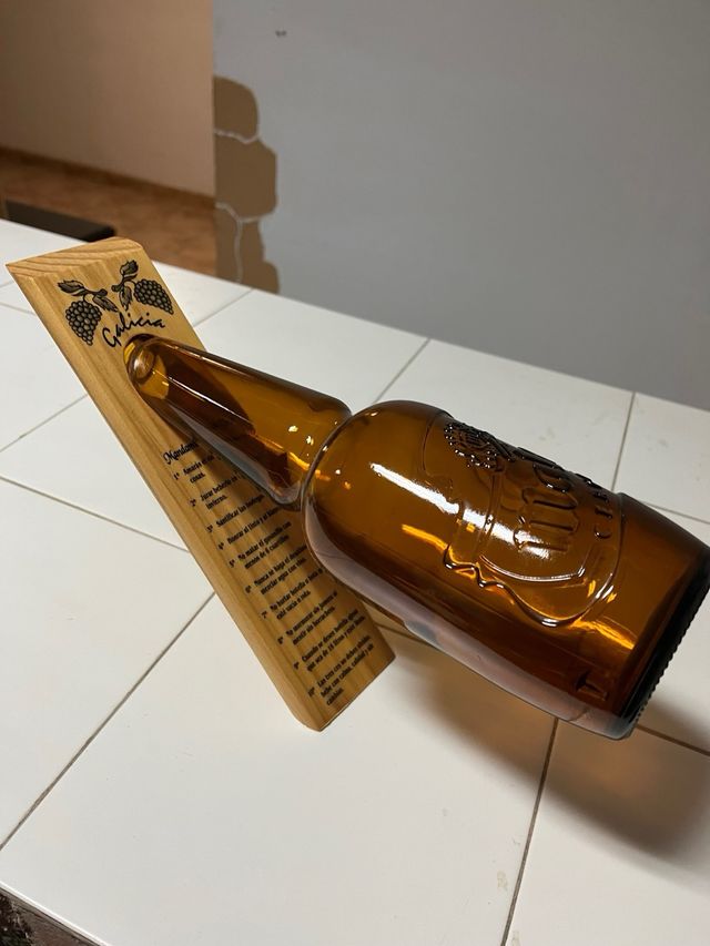 Soporte Botella Vino Madera ( dos unidades