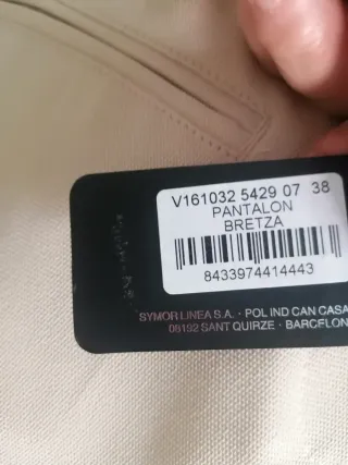 Pantalones Javier Simorra Beige