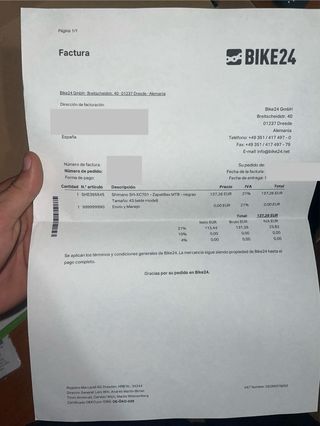 Ciclismo Shimano SH-XC701 - Zapatillas MTB