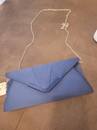 Bolso de fiesta azul