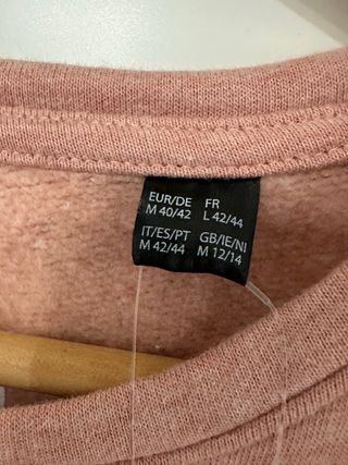 Jersey vestido rosa con mensaje