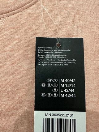 Jersey vestido rosa con mensaje