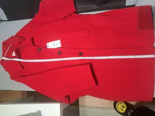 Abrigo lana Zara XXL