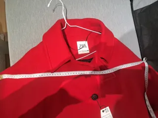 Abrigo lana Zara XXL