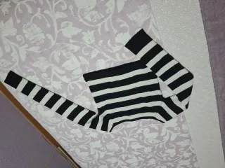 Top rayas manga larga