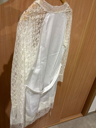 Bata de Novia Encaje Talla Única