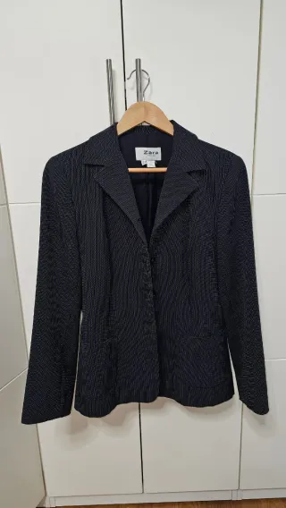 Americana Zara Talla 38 Rayas Finas