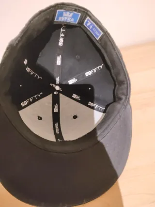 Gorra New Era Supra Negra Talla 7 1/4