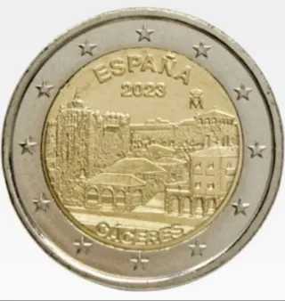 Moneda España 2023 Cáceres SC