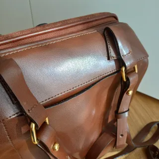 Zaino in pelle Luana marrone