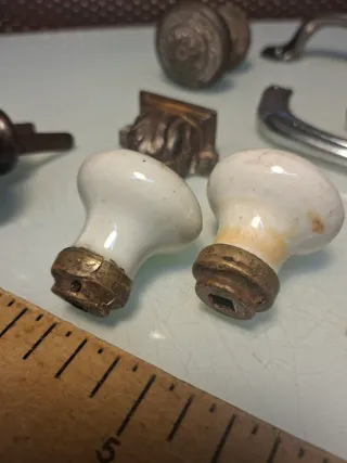 Lote pomos y tiradores vintage