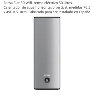 Termo Eléctrico Edesa Flat 50 Wifi 50L