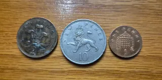 3 Monete Inglesi