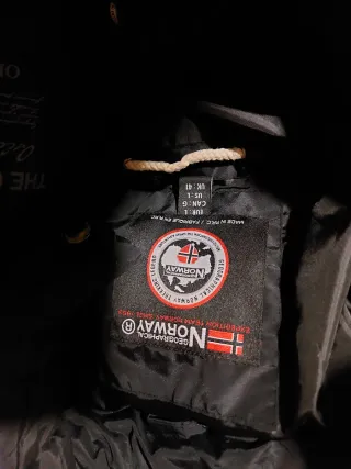 Chaqueta Geographical Norway Negra