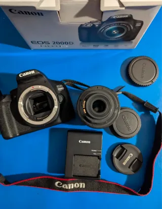 Canon EOS 2000D + Objetivo EF-S 18-55mm