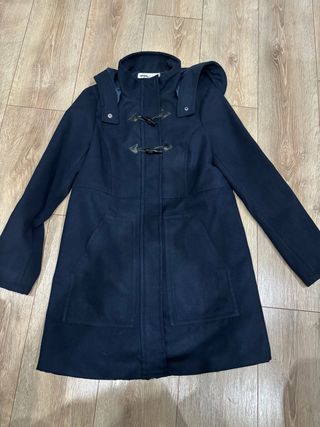 Trenca larga azul marino Lefties