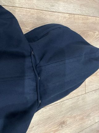 Trenca larga azul marino Lefties