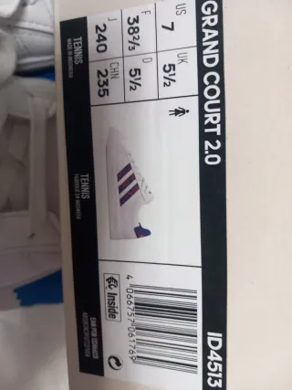 Zapatillas Adidas Blancas y Azules