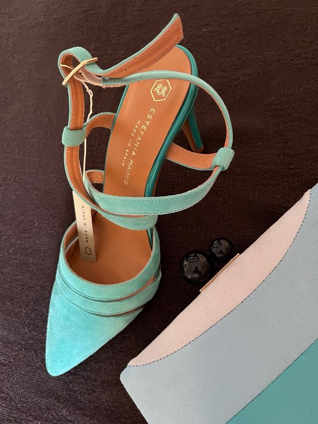 Sandalias y bolso Estefania Marco a juego