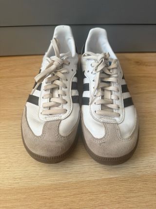 Zapatillas Adidas Samba Blancas y Negras