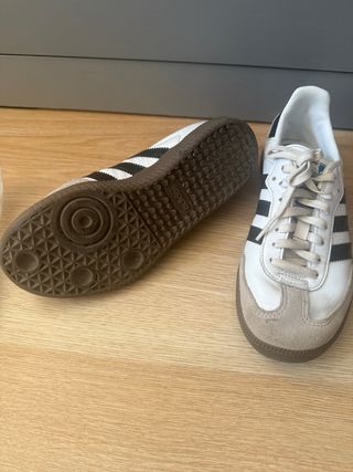 Zapatillas Adidas Samba Blancas y Negras