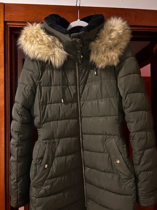 Chaqueta abrigo mujer T-L verde