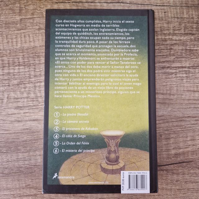 Harry Potter 6 - 1A Edición - Nuevo