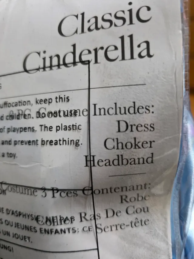 Disfraz Clásico Cenicienta Leg Avenue Talla L