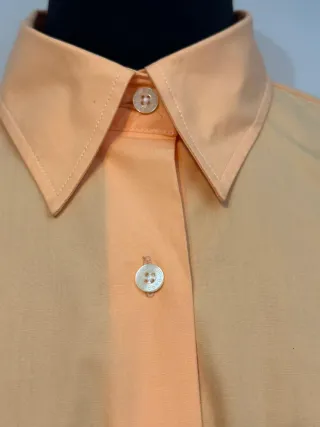 Camisa Barbour Algodón Naranja