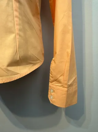 Camisa Barbour Algodón Naranja