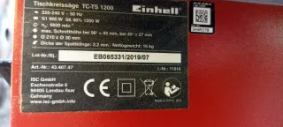 Sierra de mesa Einhell TC-TS 1200