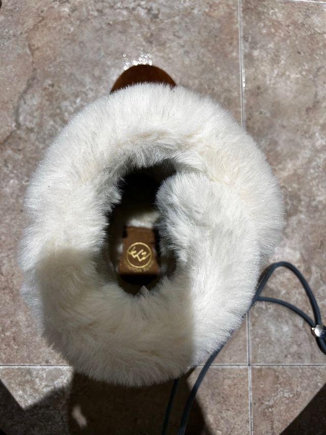 Botas de ante sintético con pelo T-38