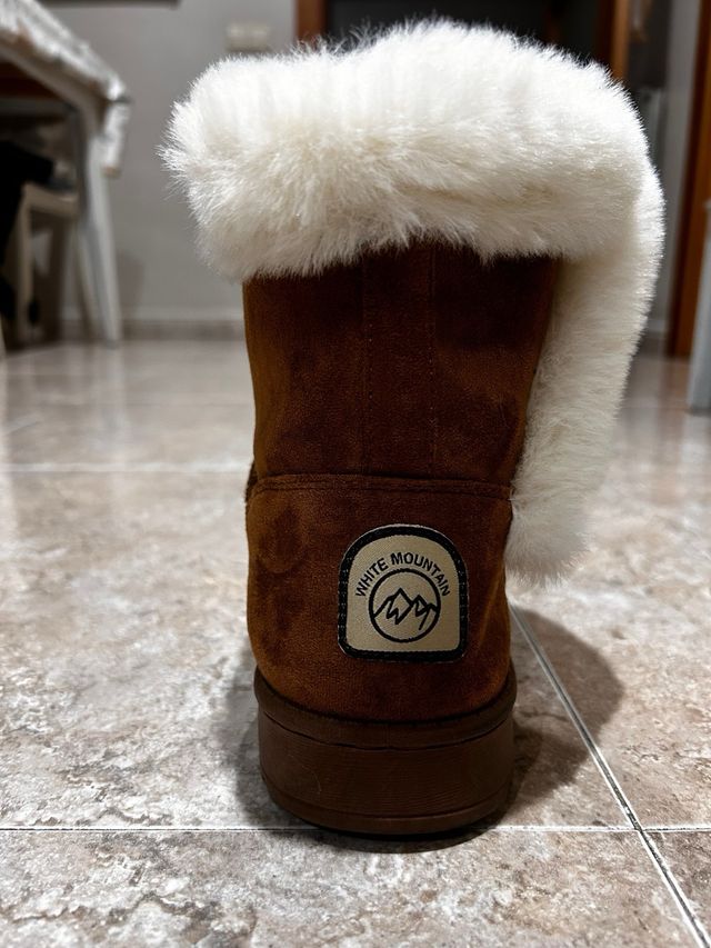 Botas de ante sintético con pelo T-38